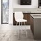 Armen Living Tandy White Faux Leather and Brushed Stainless Steel 30" Bar Stool LCTNBABSWH30 - alternate 10